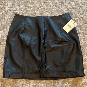 Free People Leather (fake) Mini